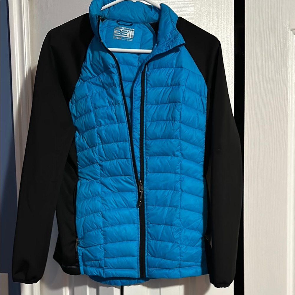 32 Degrees Blue and Black Puffer Jacket